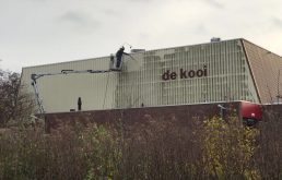 Sporthal de Kooi in Oldehove is weer schoon